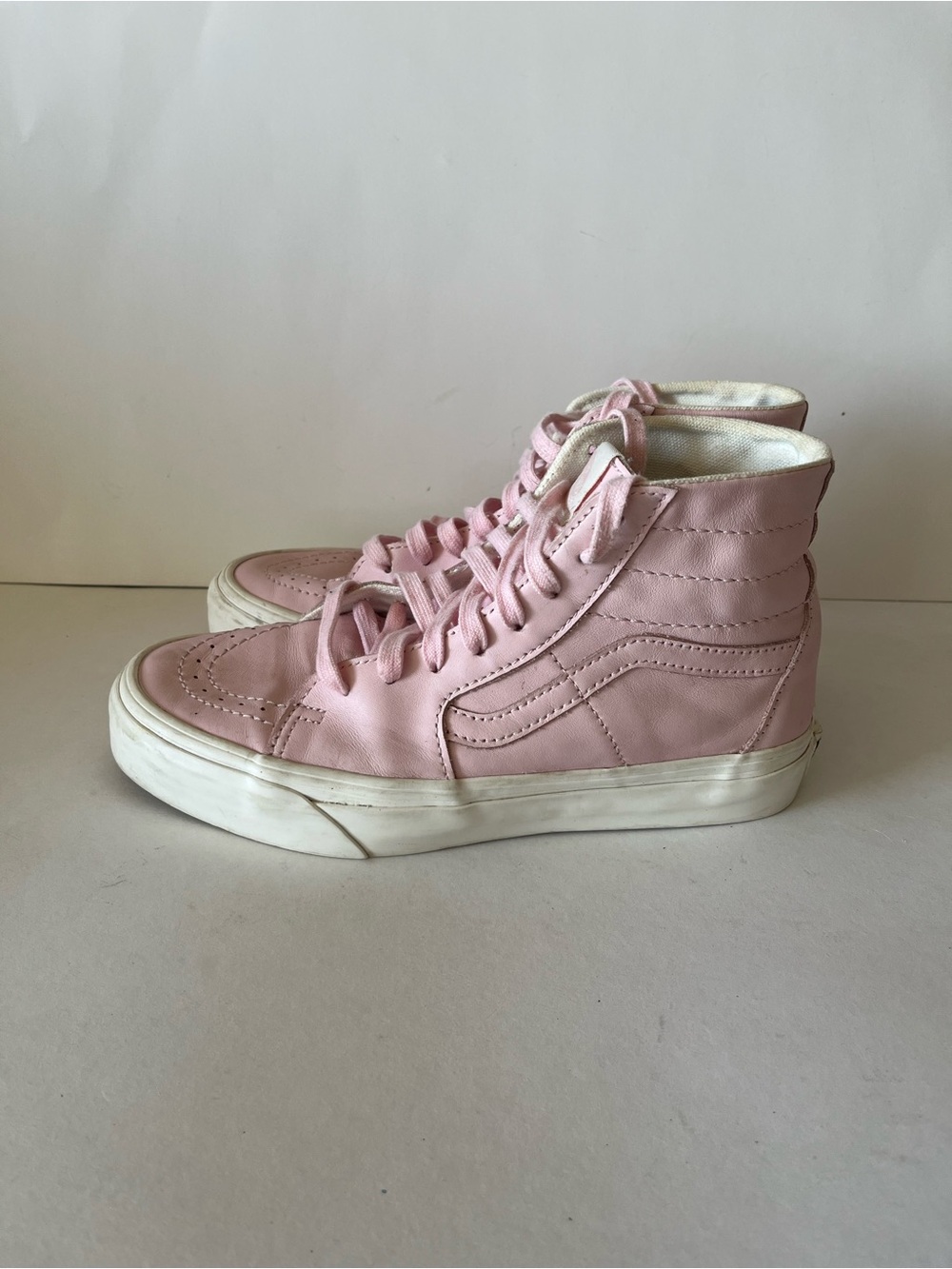 Pink High-Top Converse Sneakers